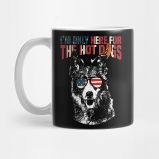 Border Collie Shirt Funny 4th of July Mug